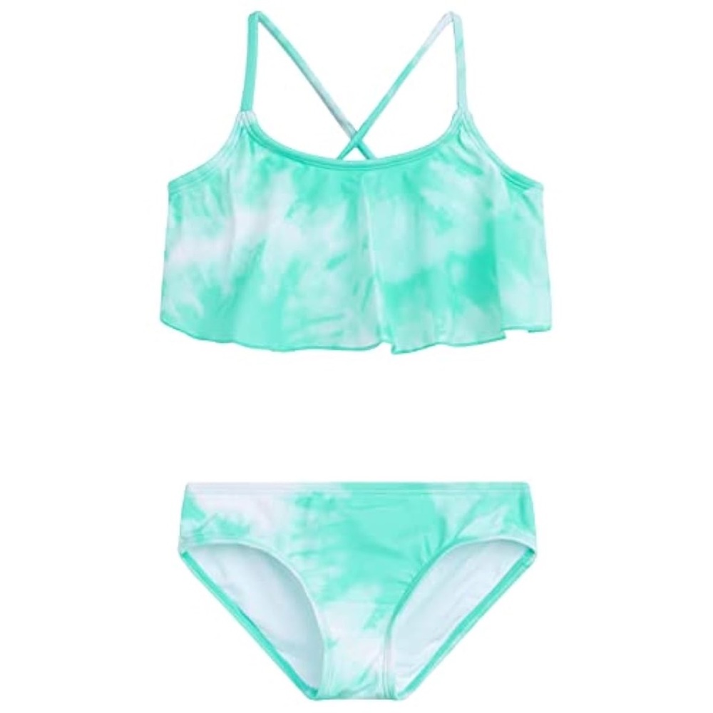 Kanu Surf NWT‎ Kids Swim Bikini - Mint Green 12